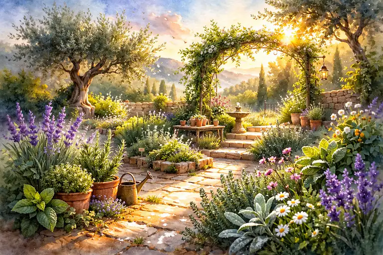 Golden Hour in the Fragrant Haven