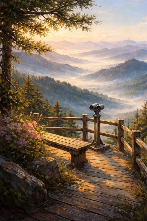 Serenity Above the Morning Mist