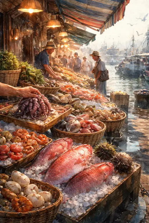 Bounty of the Sunlit Harbor