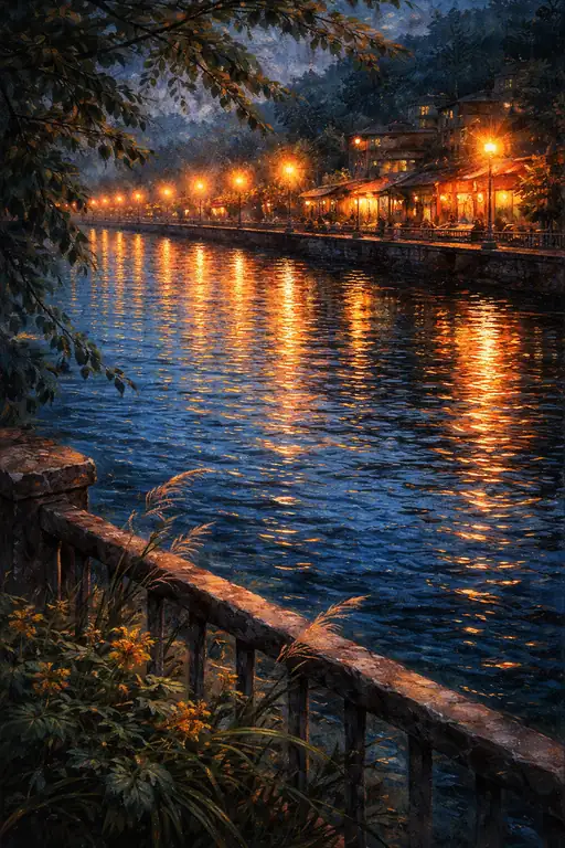 Whispering Waters of the Midnight Town