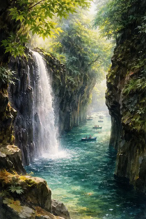 Serenity Within the Silent Gorge