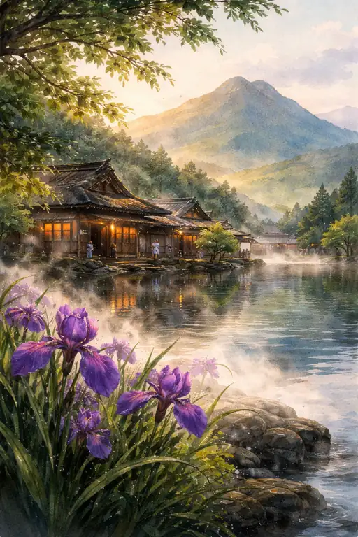 Whispers of the Morning Mist: A Village Awakening