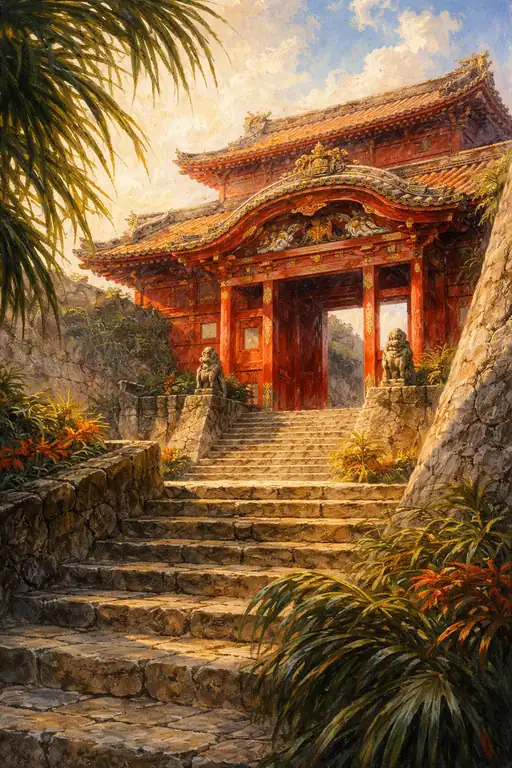 Crimson Portal to the Southern Sun