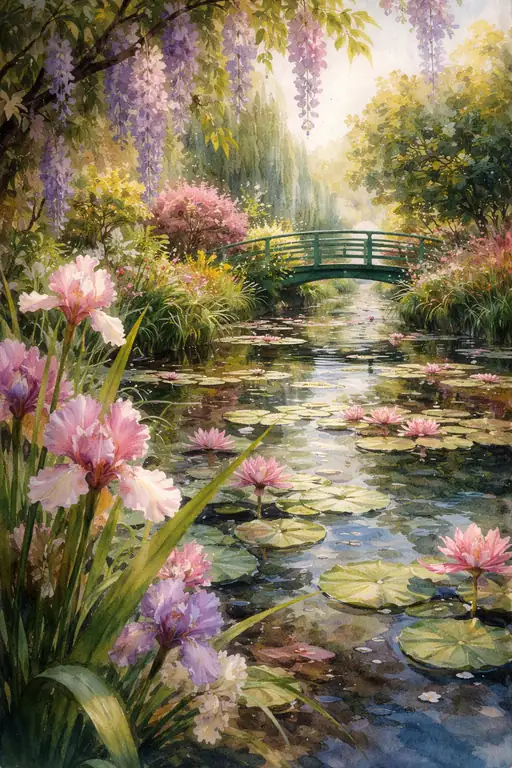 Serenity at the Lily Pond
