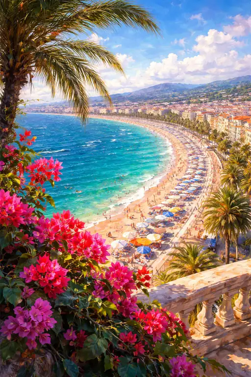 Riviera Radiance: The Turquoise Pulse of Nice