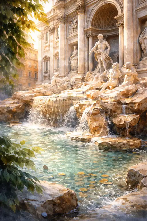 Symphony of the Sunlit Cascade