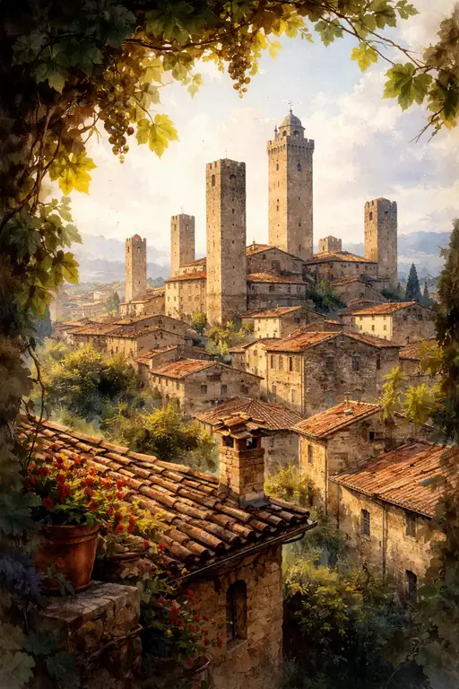 Siena's Golden Afternoon