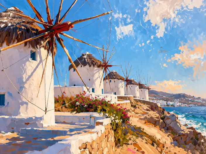 Aegean Breeze and Blooming Colors