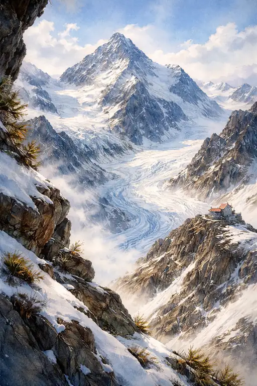 Solitude at the Glacial Edge