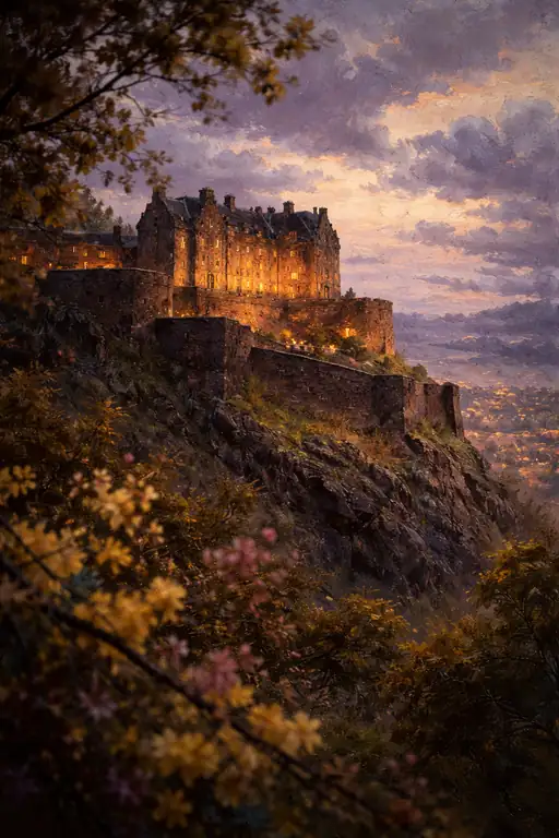 The Citadel's Last Ember in the Dusk