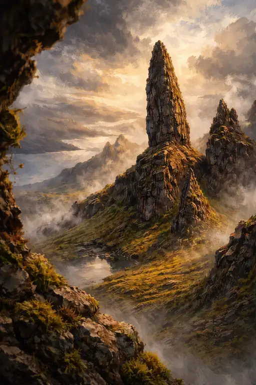 Silent Majesty of the Jagged Peaks