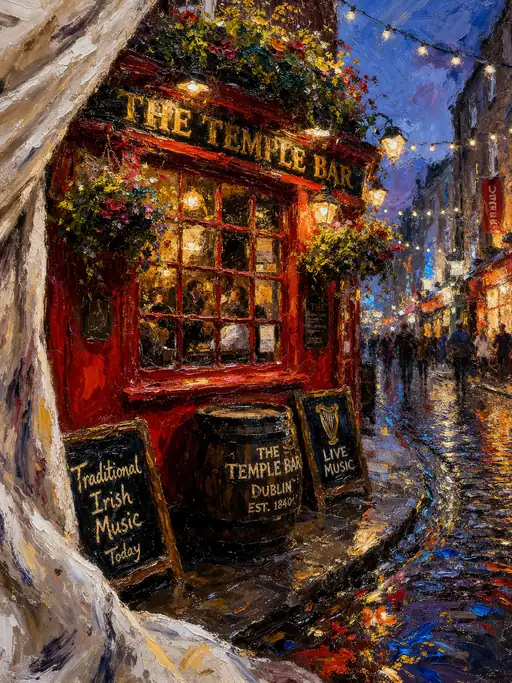 A Symphony of Crimson and Rain