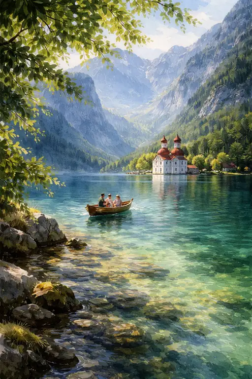 Tranquility in the Emerald Depths