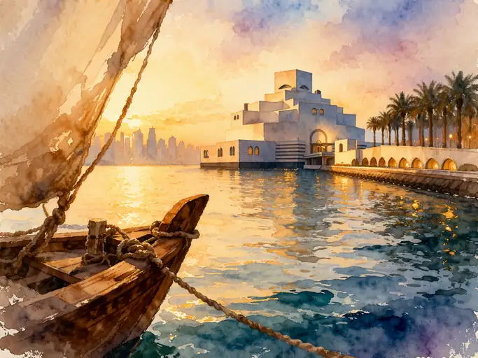 Twilight at the Ivory Port