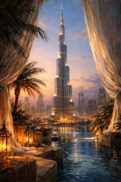 Glow of the Oasis Skies