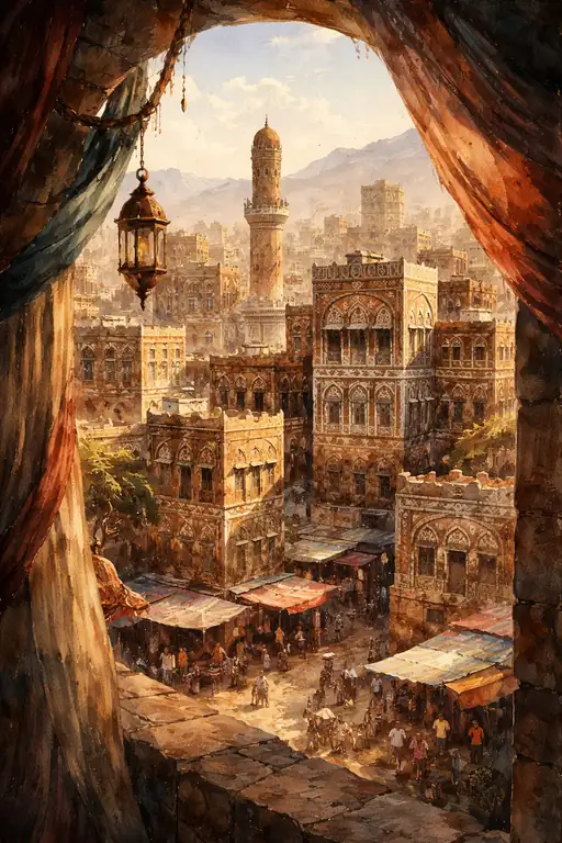 Gaze upon the Sunlit Souq