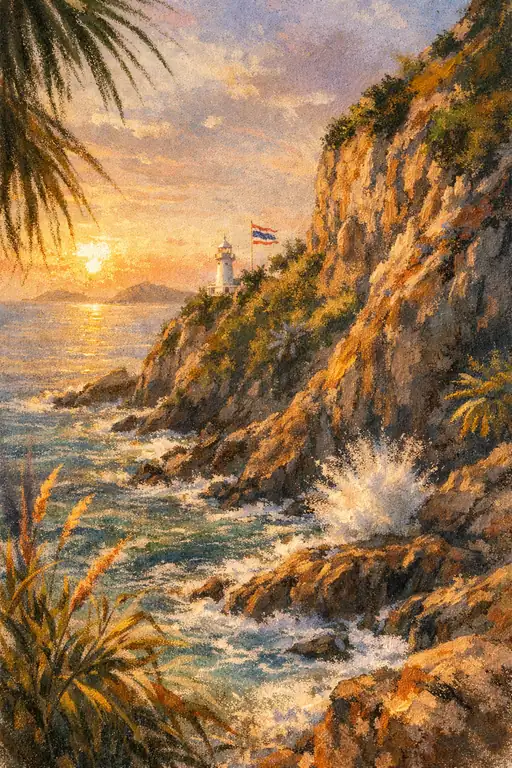 燃える夕暮れの番人