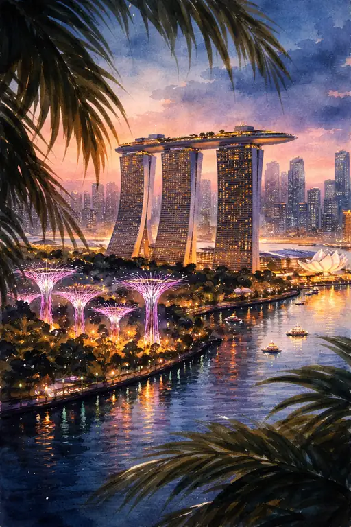 Twilight Serenade at the Sapphire Bay