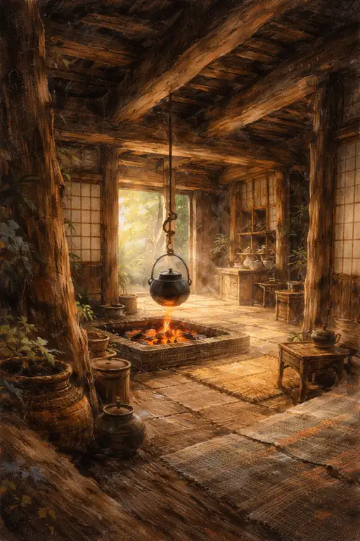 Ancestral Flames and Timber Shadows