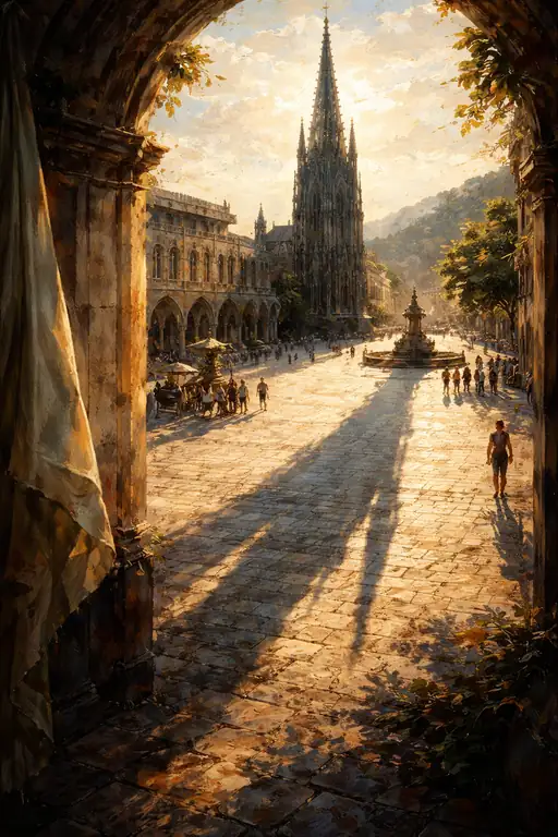 Twilight at the Gothic Spire