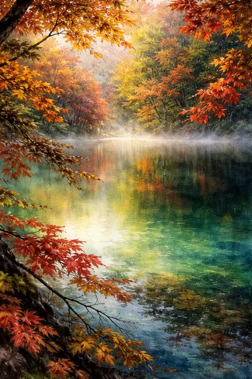 Echoes of Autumn Serenity