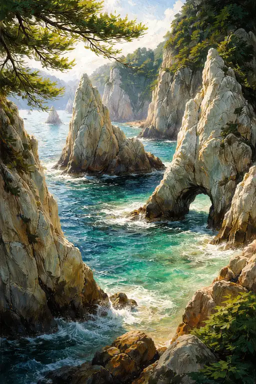 Whispers of the Turquoise Arch