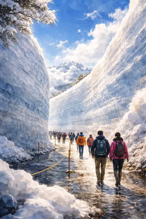 Footsteps Echoing in the Frozen Canyon