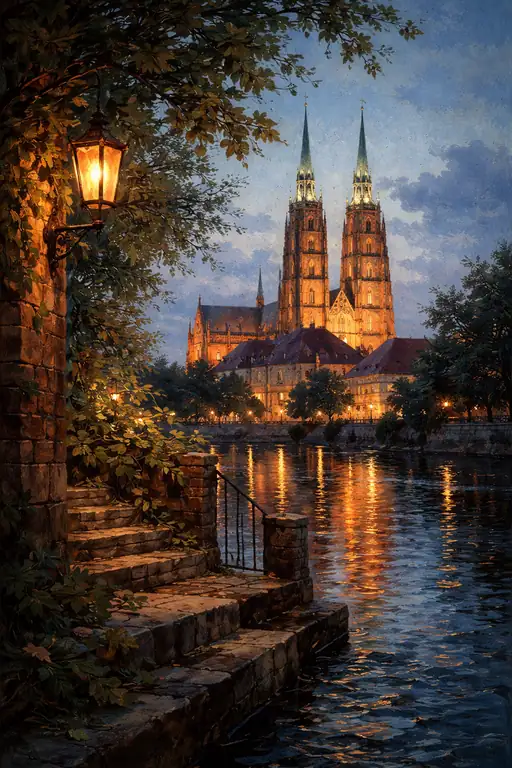 Riverside Reverie at Dusk
