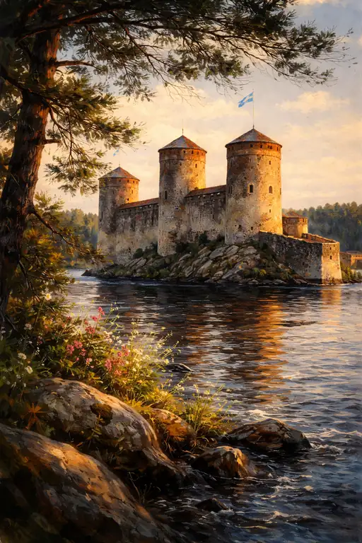 A Serene Vigil Over the Water