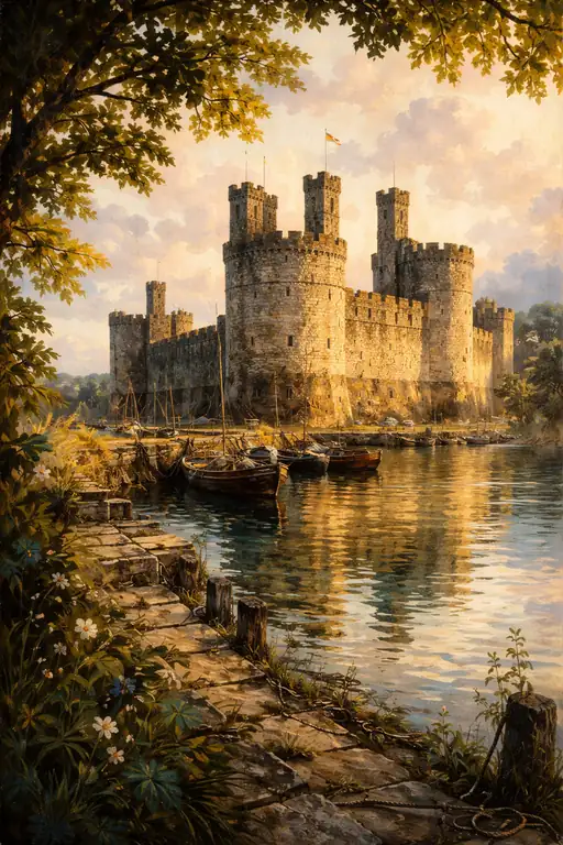 A Golden Lullaby for the Old Fortress