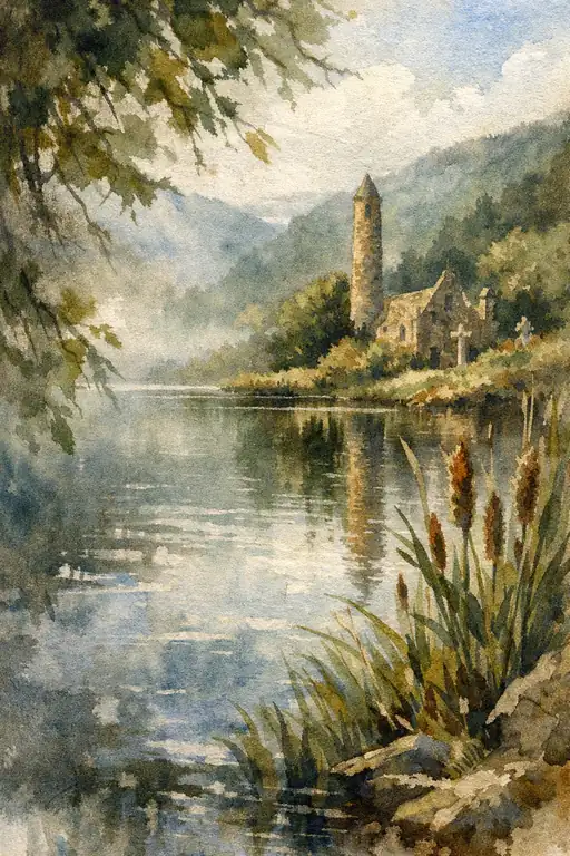 Echoes of Eternity in the Misty Waters