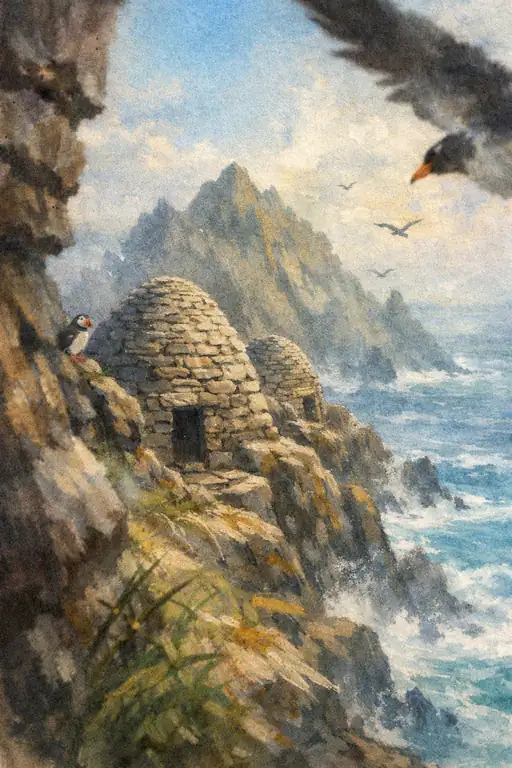 Ancient Sanctuary Perched on the Atlantic Cliff