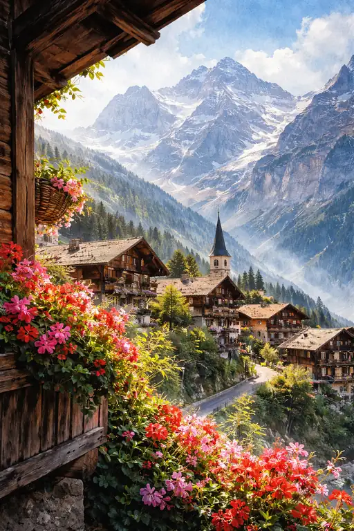 Balcony Over the Alps: A Sanctuary in the Clouds