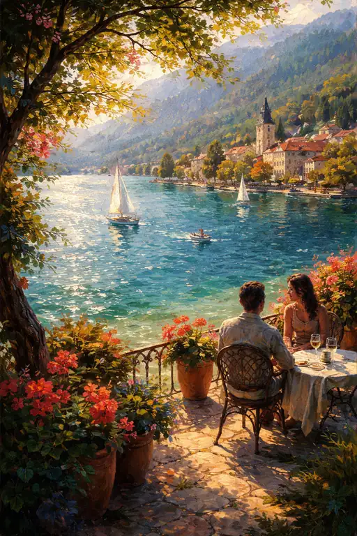 A Romance Reflected in the Lake
