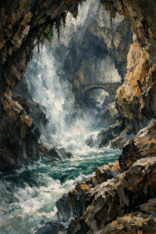 The Hidden Roar of the Subterranean Falls