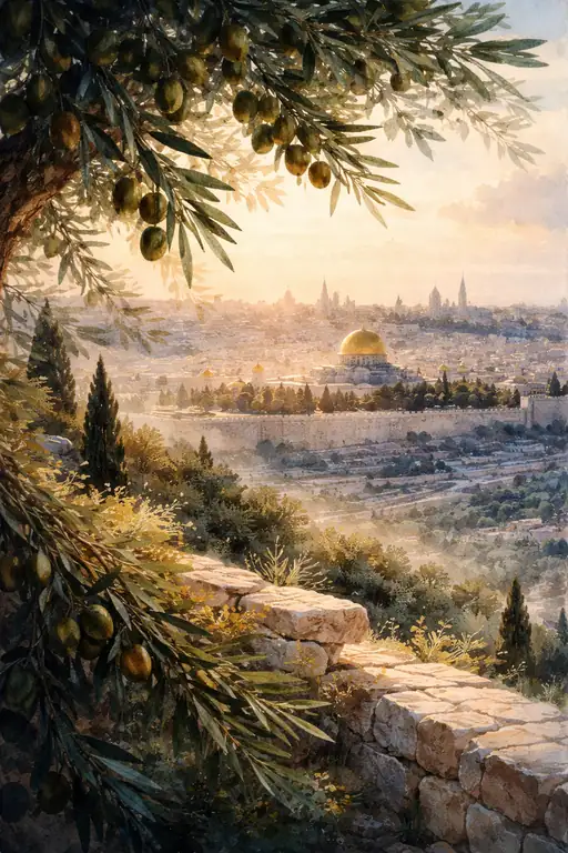 Golden Peace Under the Olive Branch
