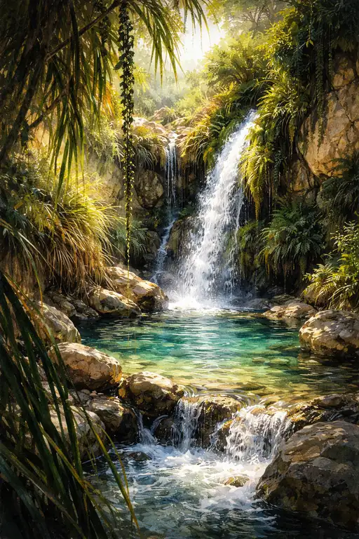 The Hidden Symphony of the Emerald Cascade