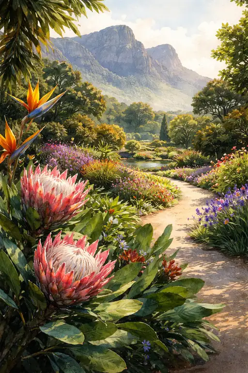 The Majestic Path of the Protea