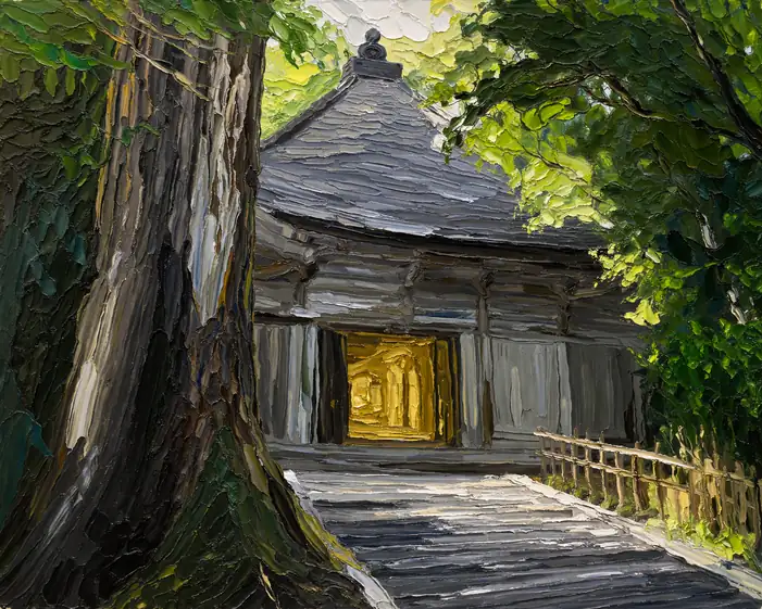 The Golden Sanctorum Within the Cedar Shadows