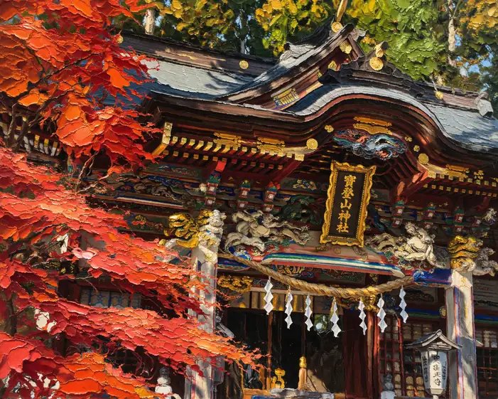 緑の丘を包む金色の安らぎ