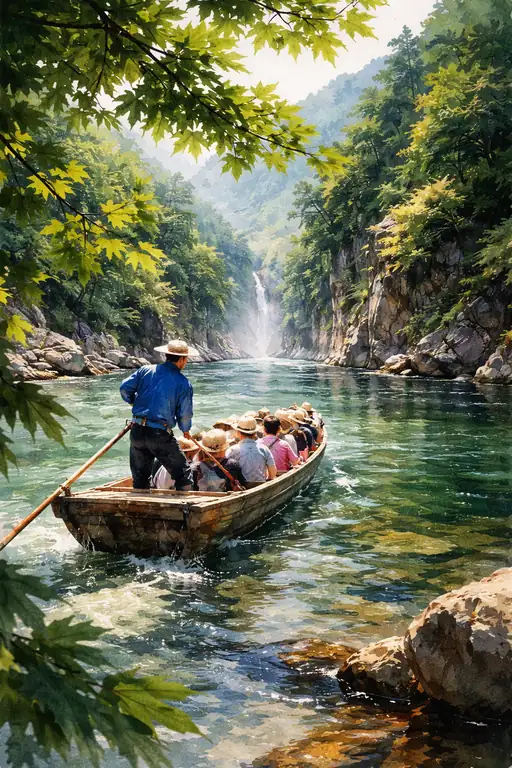 Journey Through the Verdant Gorge