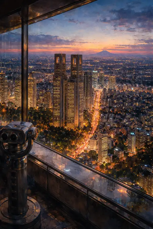 黄金の血脈を俯瞰する夕暮れ