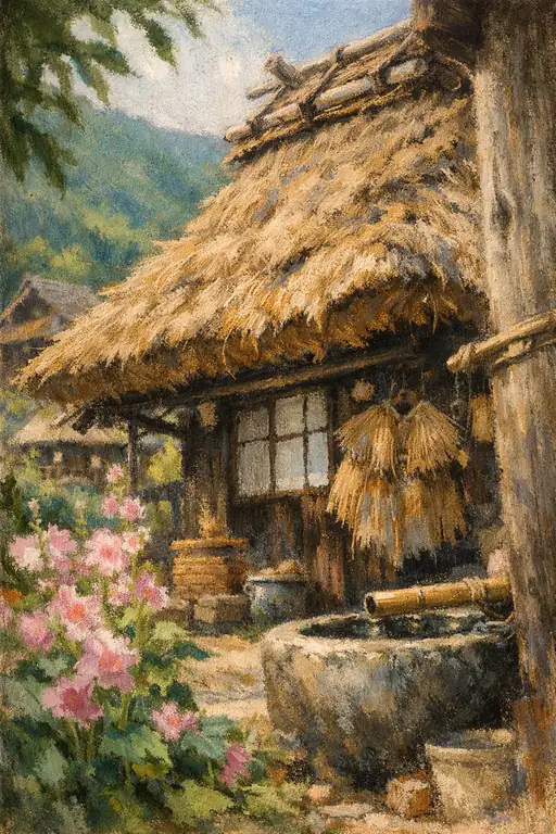 Summer Light on the Thatched Roof