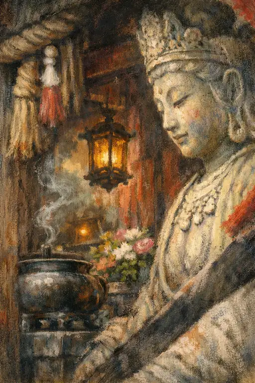 静寂に浮かぶ慈悲の光