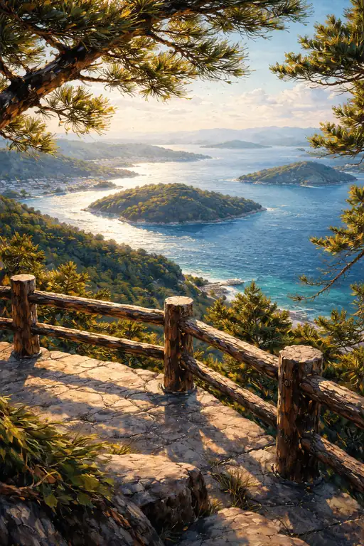 Horizon's Whisper: A Pine-Scented Morning