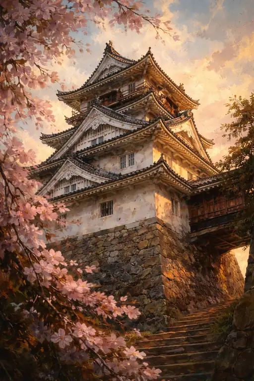 黄金に染まる丸亀の誇り