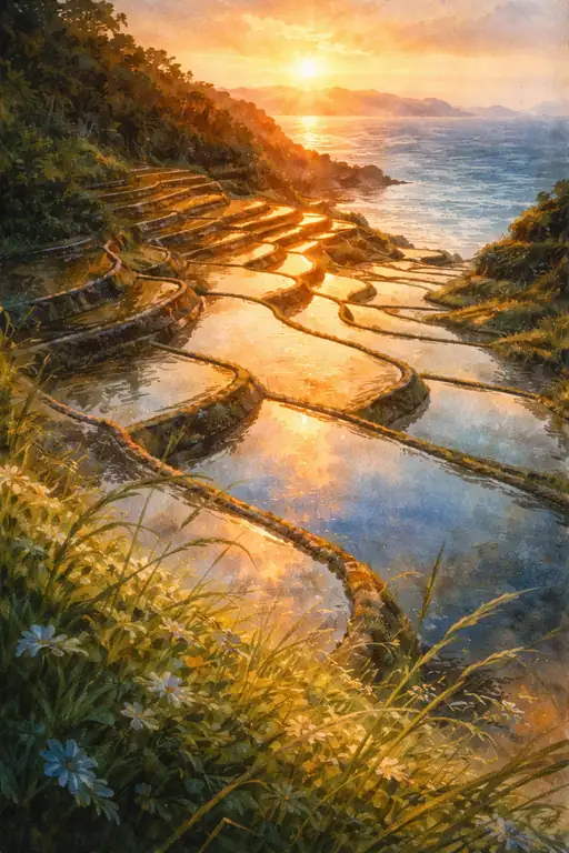 Cosmic Harvest at Twilight