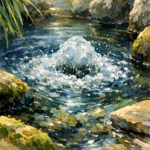 Vigorous Dance of the Forest Spring