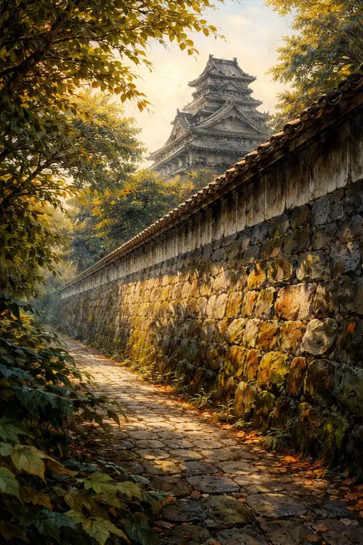 Golden Pathway to the Keep