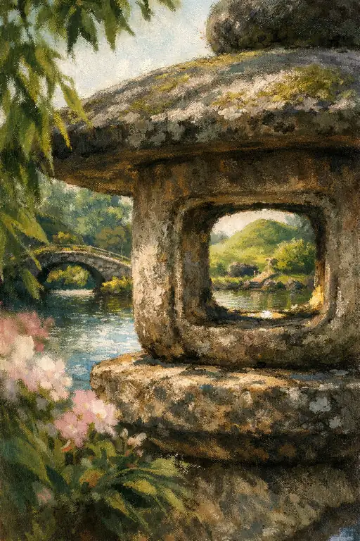 薄紅の影、苔むす守り手
